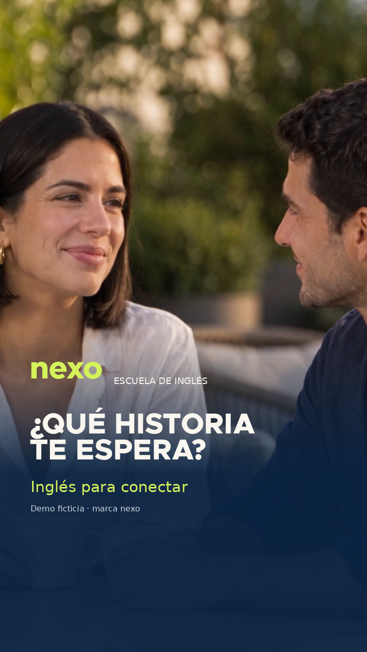 Portada de demostraci&oacute;n Nexo para representar un anuncio terminado.
